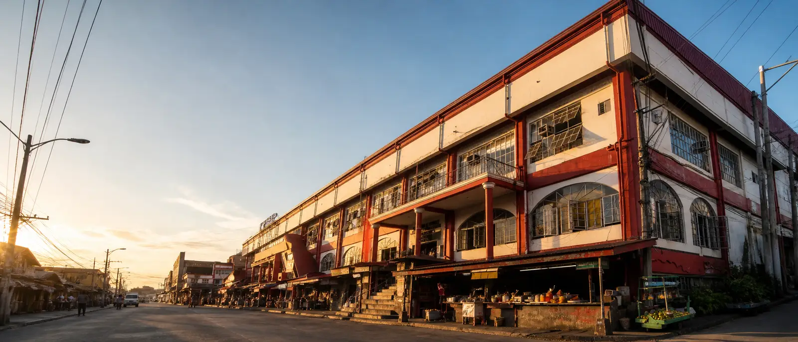 Lipa City Public Market at first light